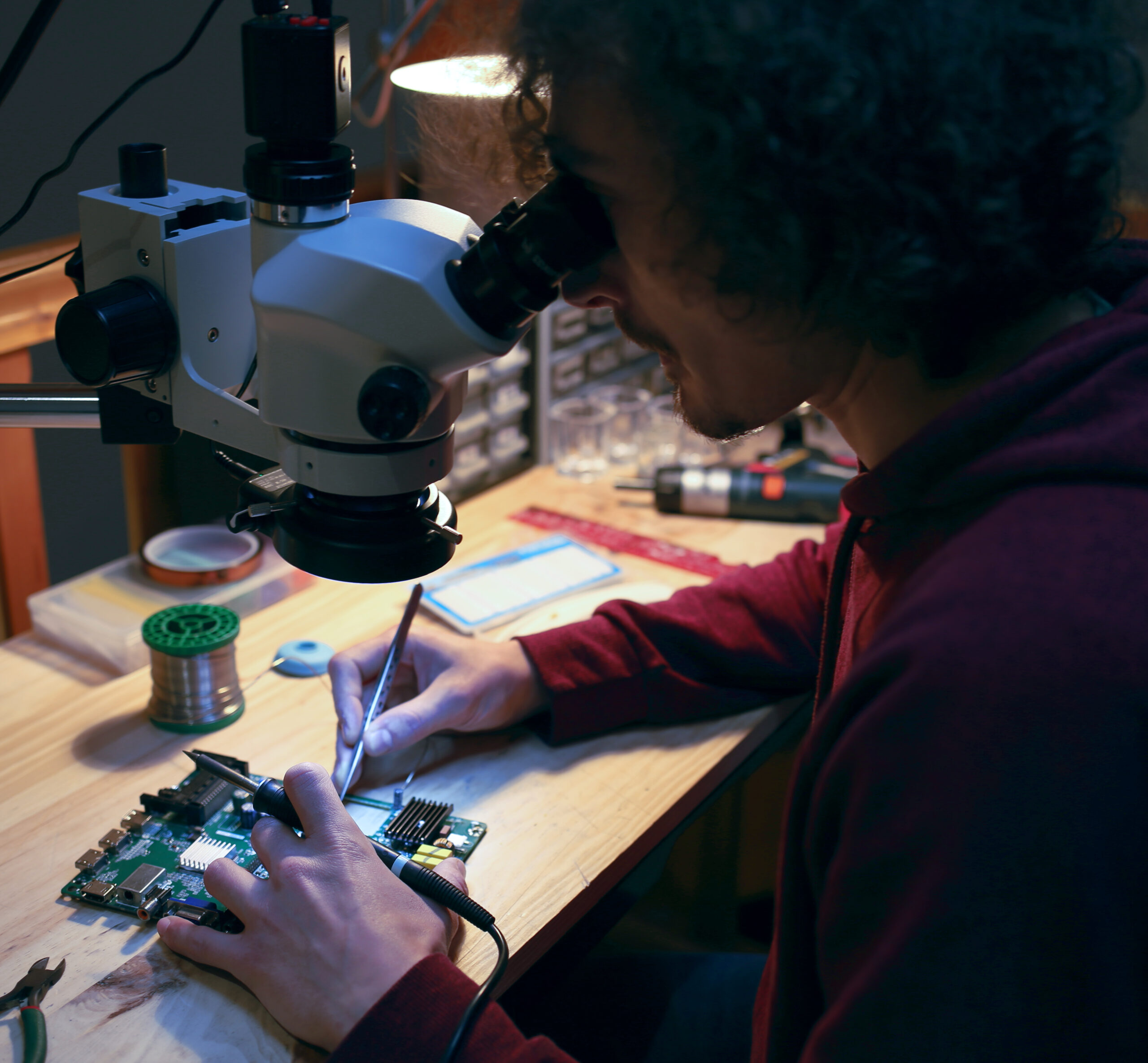 Réparation d'une carte électronique Electronique